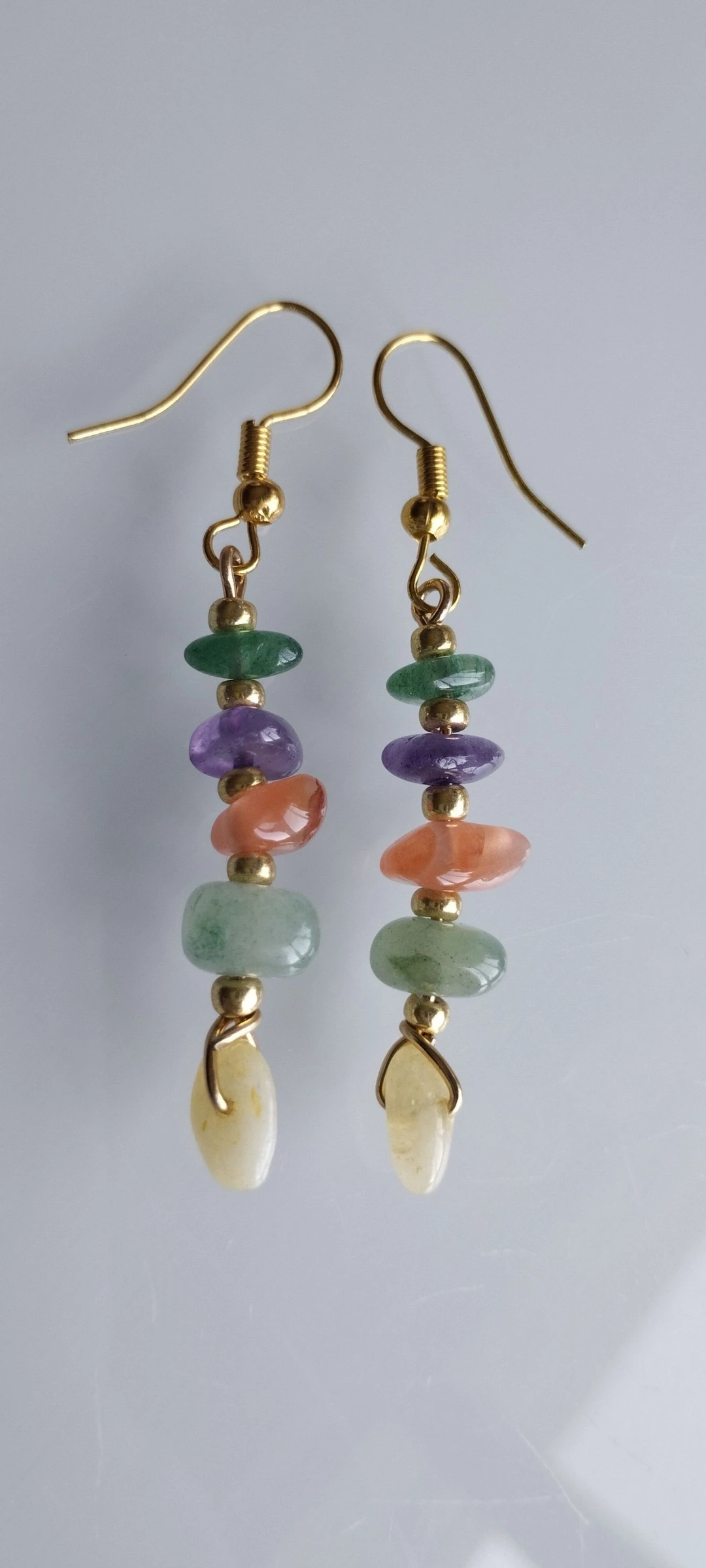 🧿🌈🧸Beautiful Natural Agate Earrings🧸🌈🧸 – photo 8